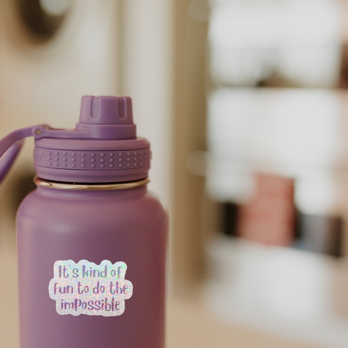 Do The Impossible Holographic Sticker - Image 2
