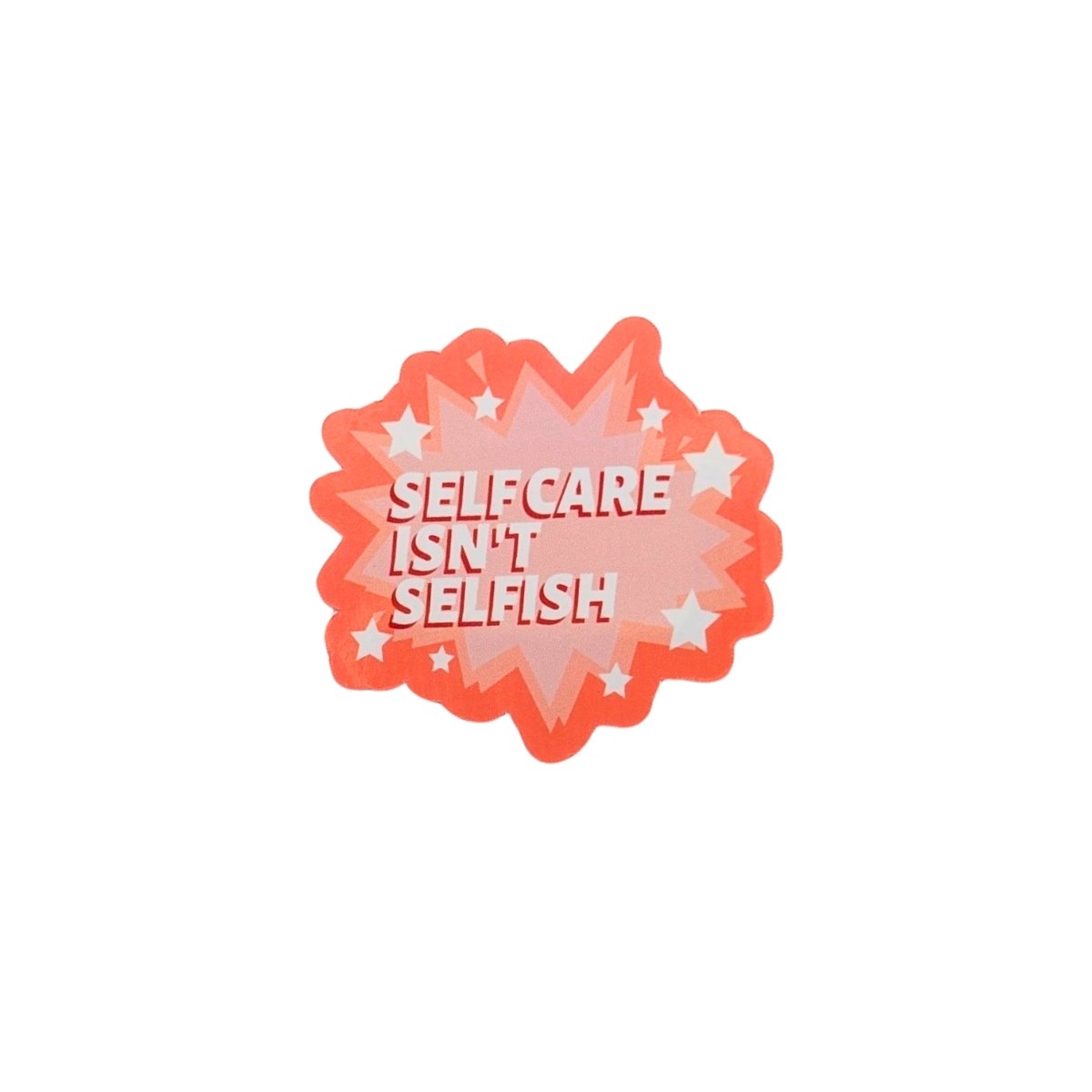 Self-Care Glossy Sticker