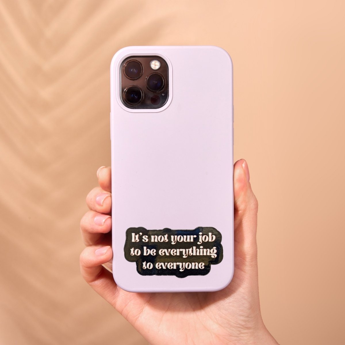 Not Your Job Glossy Sticker - Image 2